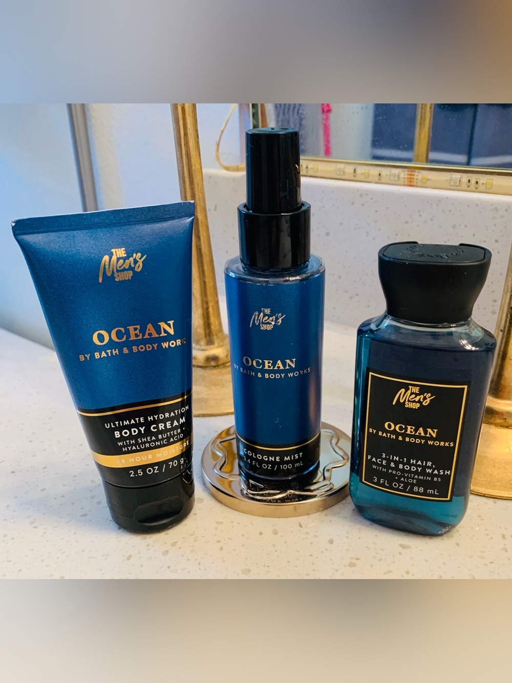 🌷Father’s Day Special 🌷Bath & Body Works Ocean Men's Grooming Set - Blue